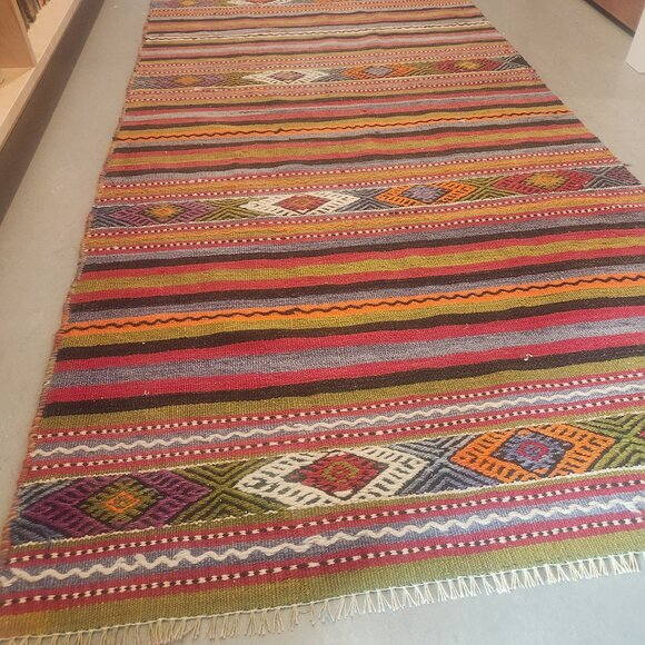 Vintage Turkish Rug Runner - Picture 3 of 3